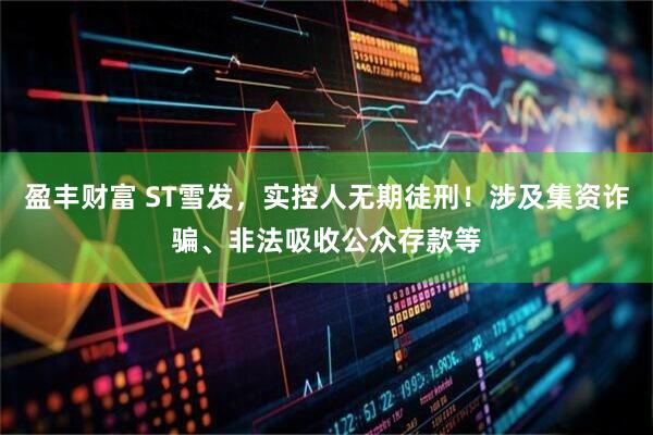 盈丰财富 ST雪发，实控人无期徒刑！涉及集资诈骗、非法吸收公众存款等